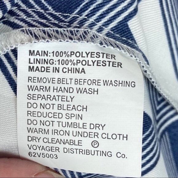 Anthropologie Hi There Karen Walker Belted Dress Size 4 Architectural Print Boho - Picture 5 of 7